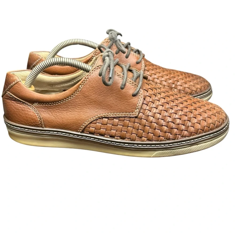 Johnston & Murphy Mcguffey Woven Plain Toe Sneakers - 25-3612 - Men’s Size 8.5 M